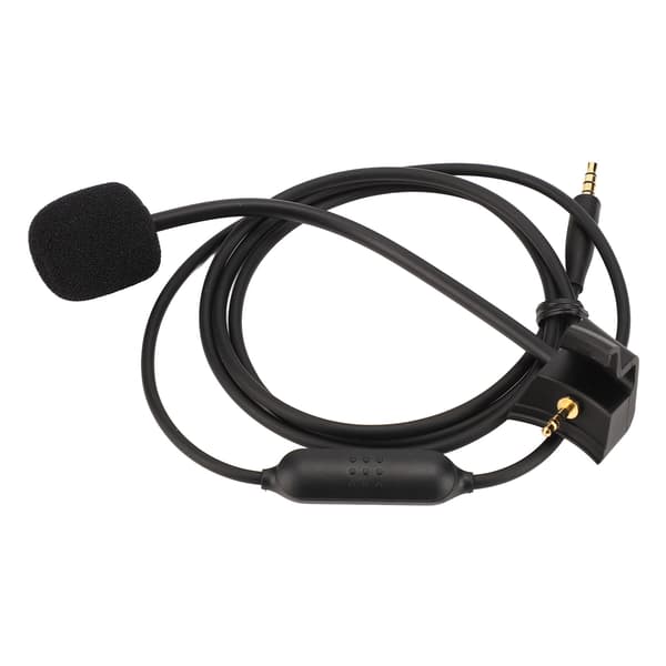 Kabelbom-mikrofon brusreducerande mikrofonljudkabel med mute-knapp för PS4 PC-spelheadset