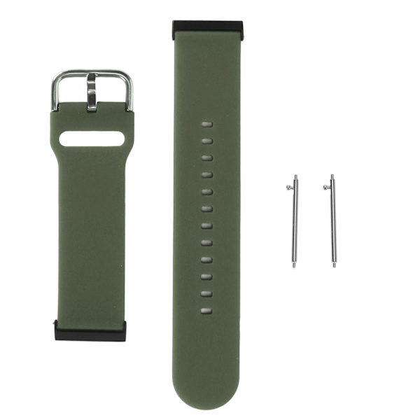 Silikon Smartwatch-band Justerbart watch för Suunto7 OD Green