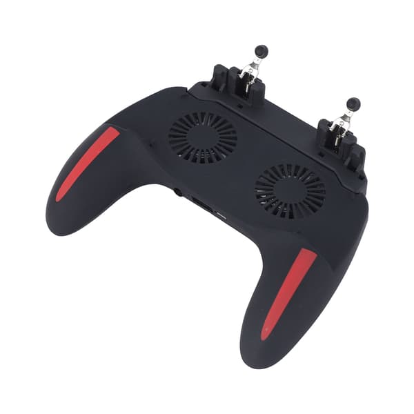 Mobil Spilcontroller med Køleblæser - Stille Drift, Spilgreb, Gamepad, Mobilcontroller Udløser til Telefon H10 Radiator Stik