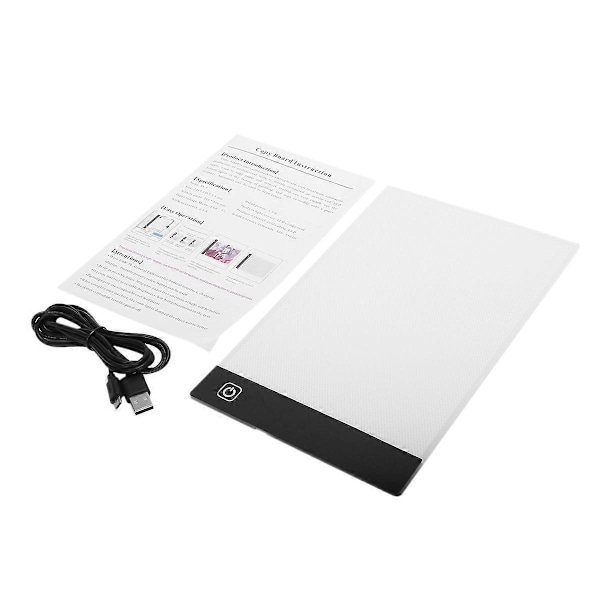 Trestegs Dimbar LED Ljusplatta, Tablet, Verktyg