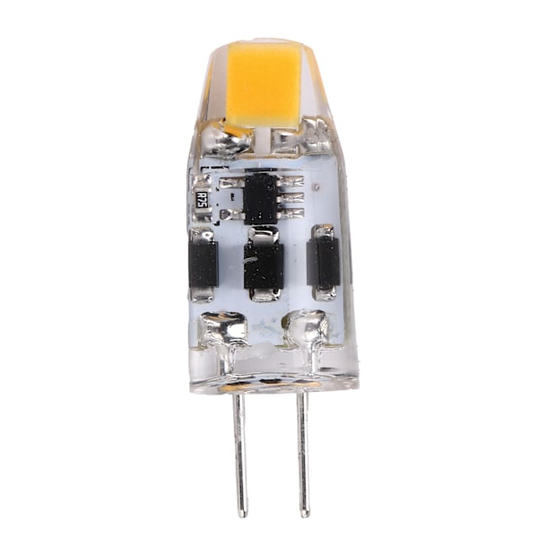 G4 Polttimo 2W 200LM 360° Himmentävä silikoni BiPin LED-lamppu kotitoimistoon AC DC 1224V (lämmin valkoinen 2700K3100K)