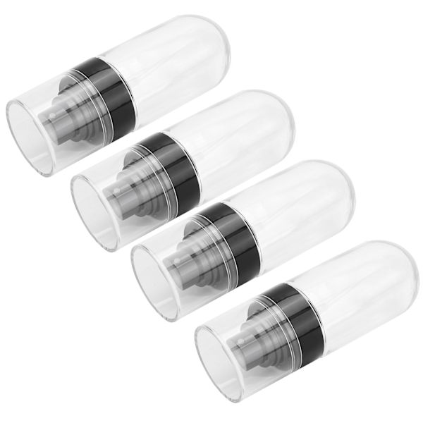 4-pack sprayflaskor set mini bärbar plast rese tom påfyllningsbar behållare dispenser 60 ml