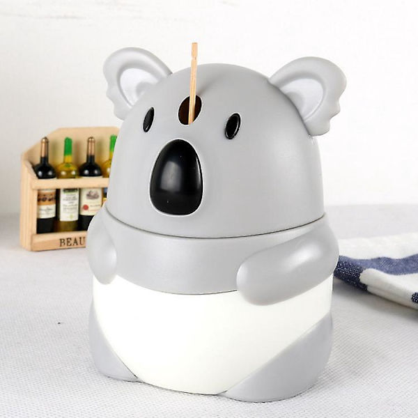 Sød Panda Koala Tandpirkerspender - Automatisk Pop Up Opbevaringsboks (2 Pakker)