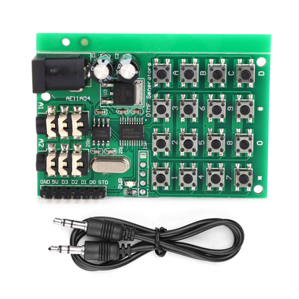 AE11A04 DTMF-äänigeneraattorimoduuli Voice Dual Encode -lähetinkortti 5~24VDC