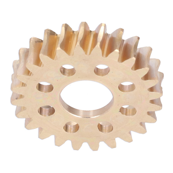 14mm 24 tænder messing snekkehjul 1,5 modul messing snekkegearhjul til motordrevne gear