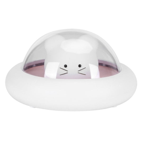 Mini natlampe USB-opladning LED tegneserie bordlampe med berøringssensor til soveværelsePink