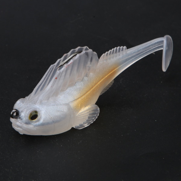 Silica Gel kunstig bionisk fisk lokke agn fiskeutstyr med flash paljetter 7CM 14g(SOO62-6)