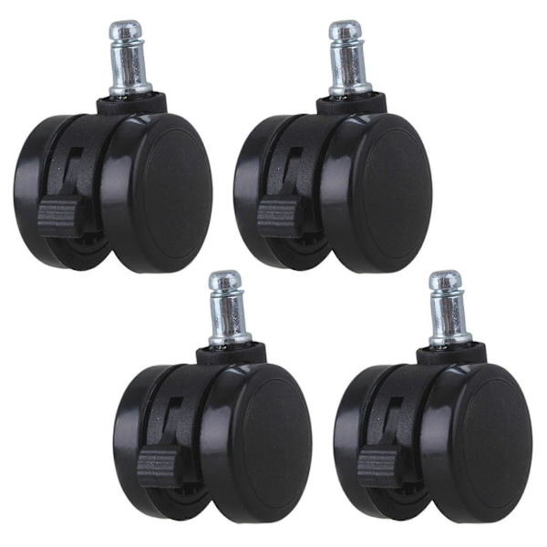 Kontorsstol Soffa Svängbar Bromshjul Grip Ring Stam Set om 4