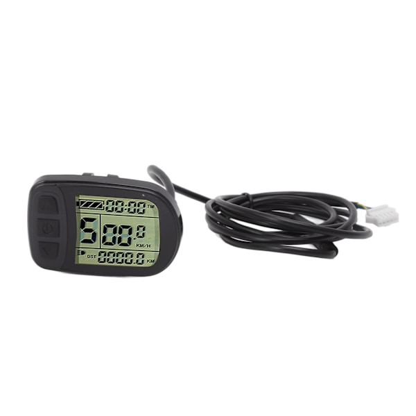 24V 36V 48V sähköpyörä skootteri vedenpitävä LCD-näyttömittaripaneeli kaapelilla pyörän muuntomittari KT:lle