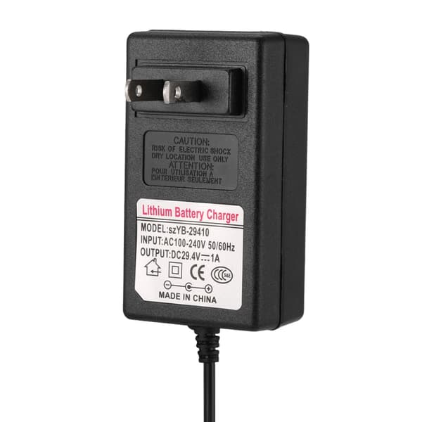 29.4V1A Strømforsyning Batteriladeradapter for Smart Balansebil Scooter 100-240V (US-plugg)