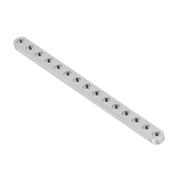 Rustfri stål lige bøjle reparationsplade forbindelsesbeslag til møbler og hardware tilbehør 3102-0015-0120