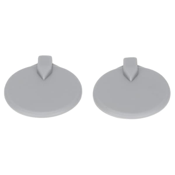 2 stk 65 mm / 2,56 tommer diameter elektrodeputer runde silikonputer for elektrisk TENS slanketerapimaskin