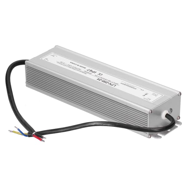 BERM LED Driver Elektronisk 200W Vandtæt Strømforsyning Transformer Adapter LPV-200-24 DC24V