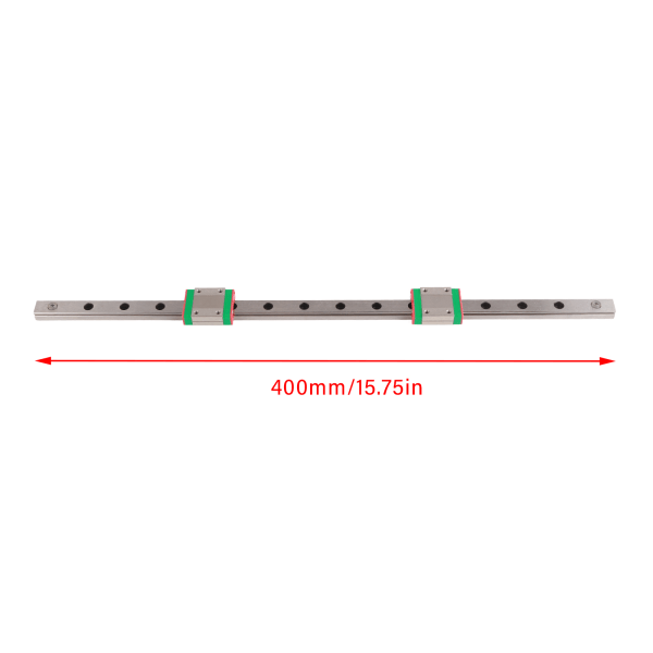 MGN12C Miniature lineær guide med dobbelt skyder - 1 stk