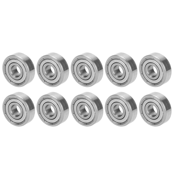 10 stk. Kuglelejer Rustfrit Stål Slidstærk Stille Skateboard Driver Tilbehør S628Z