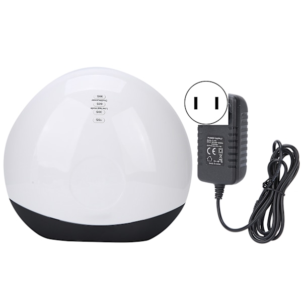 56W Hurtigtørrende UV LED Neglelampe Gel Polish Tørrer med 4 Timere til Hjemmesalon 100-240VUS Stik