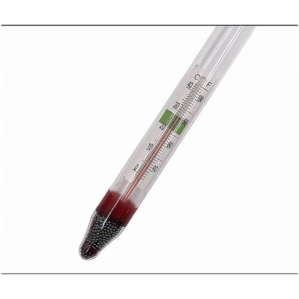 Marint saltvandsakvarieglasflydehydrometer med termometer