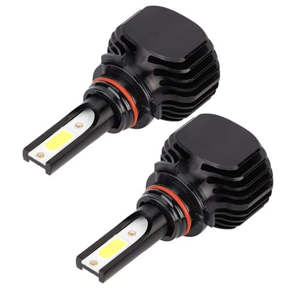2 stk. LED-forlygter til bil uden blæser 9006/HB4 6000K L5 Hvidt lys