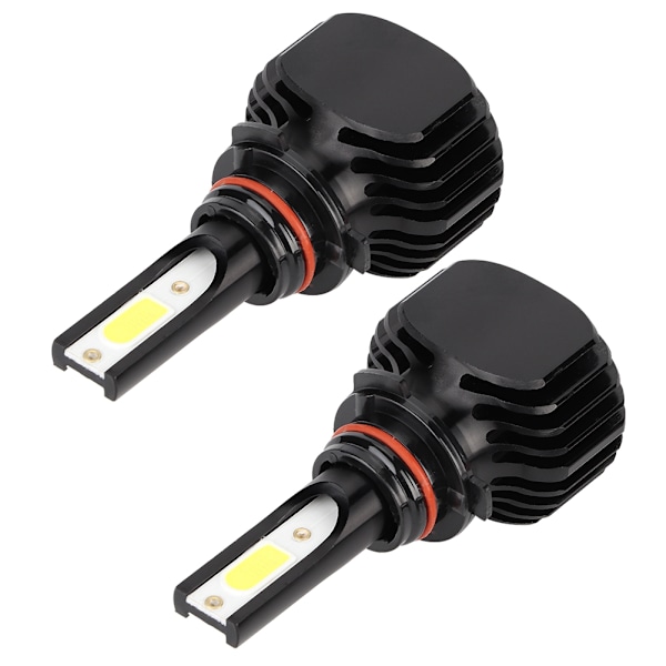 2 stk. LED-frontlykter til bil uten vifte 9006/HB4 6000K L5 hvitt lys