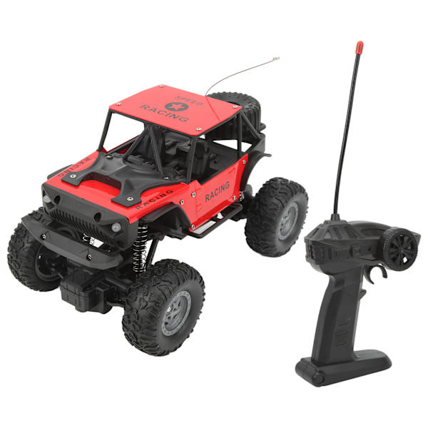 1/18 RC-automallilelu, kauko-ohjattava maastoauto 6086 ruostumaton teräs valolla