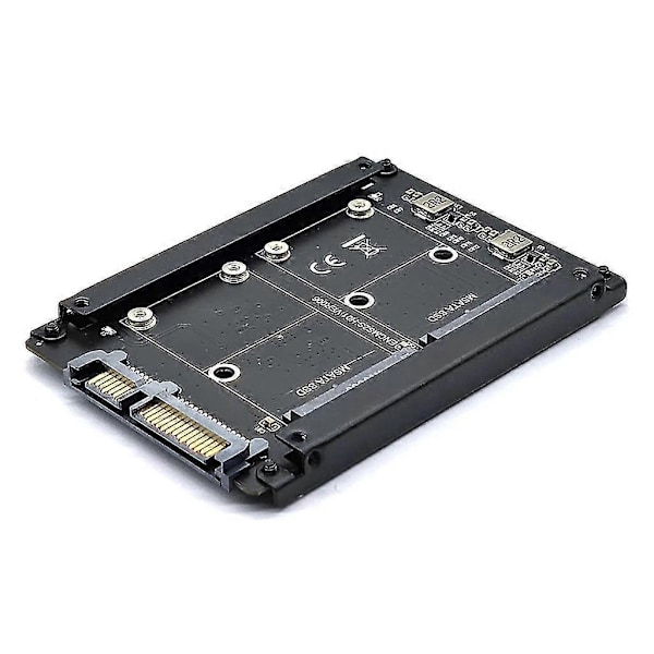 Dual Msata - Sata 3.0 -sovitin 2 in 1 muunninkortti PC-kannettavalle 6 Gbps