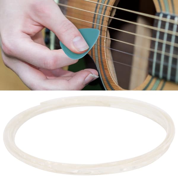 Gitar Kantlist Hvit Perlefarge Dekorasjonslinje Materiale Instrumenttilbehør