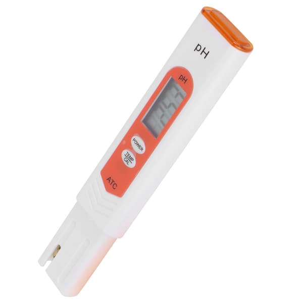 Bärbar PH-testare Vattenkvalitetsanalysator för vattenbruk och akvarium med temperaturdisplay