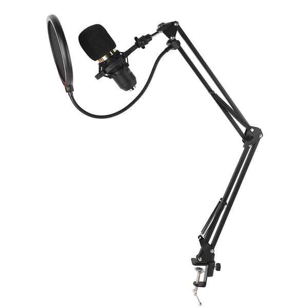 Kondensatormikrofon Profesjonell Plug and Play PC-datamaskinmikrofon for spilling, strømming, opptak, podcasting