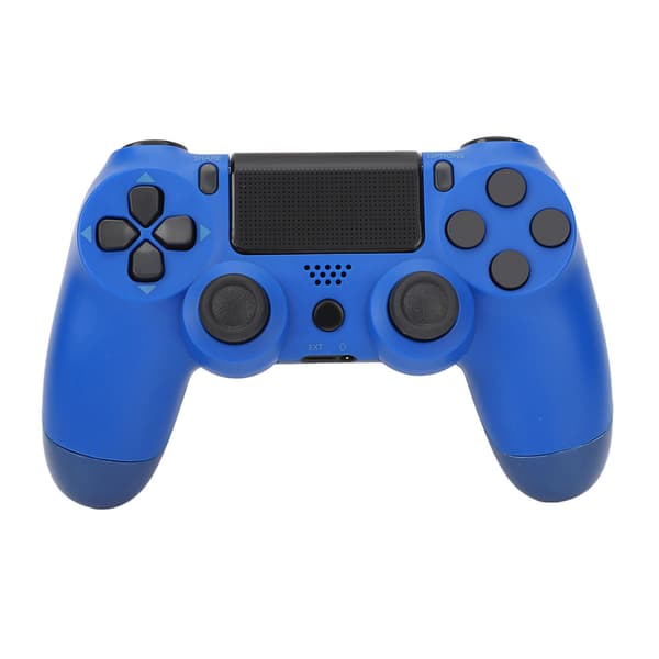 Trådløs Game Controller Multifunktionel Dual Vibration Bluetooth Gamepad til PS4 Game Controllers Blå