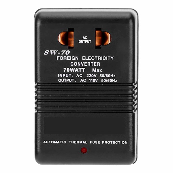 220V til 110V spenningsomformer 70W Steps Down Power Transformer for elektrisk tannbørste barberhøvel CN220V