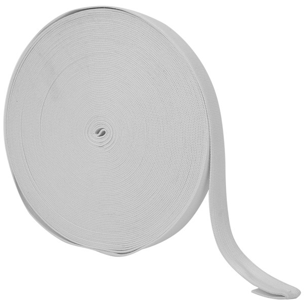 Stickad elastiskt band tjocknar sytillbehör hantverkssamling för skyddskläder manschetter vit 15 mm bredd