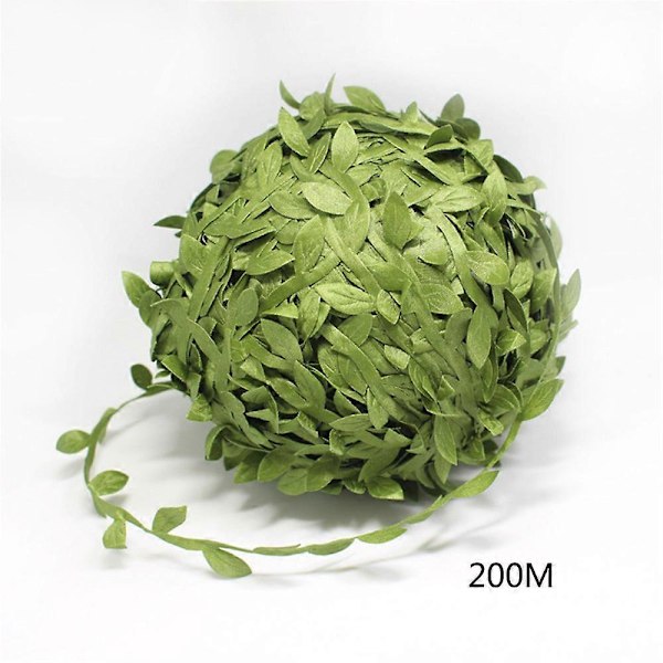 Konstgjorda Vinrankor Blad Snöre Kantband 200M