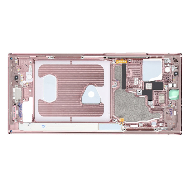 Byte av mittramens ramplatta för Note 20 Ultra reparationsdelar Rosa
