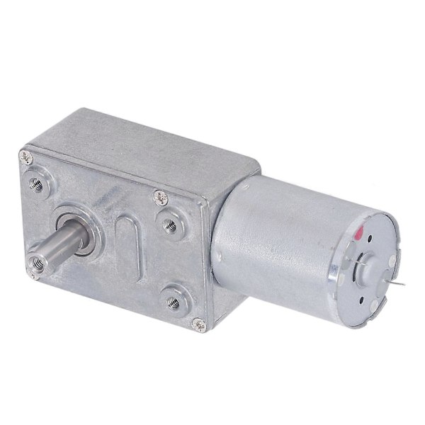 24V DC Växelmotor 12mm Enkel Axel 4 till 25kg.cm Självlåsande Reversibel Maskväxelmotor med Bas kompatibel med Maskiner 10RPM