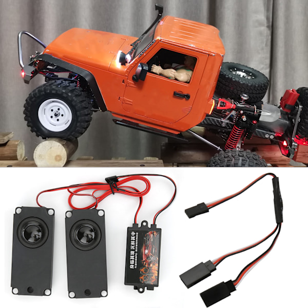 Motorljudseffekt Röstsimulator System för 94123 1/10 Skala RC Bilmodell