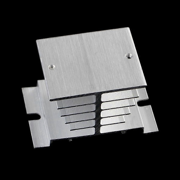 1 stk. Enkeltfaset Solid State Relæ SSR Køleplade Aluminium Dissipation Radiator