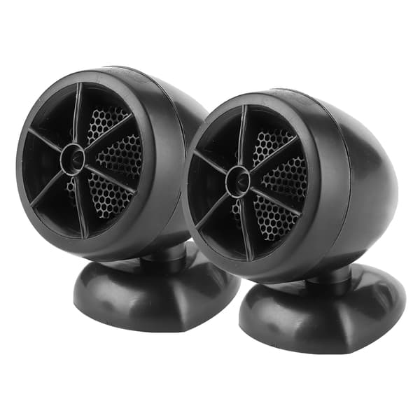 1200W 12V Diskanthøyttaler Mini Horn Musikk Dome Høyttaler for Bil Lydsystem Svart
