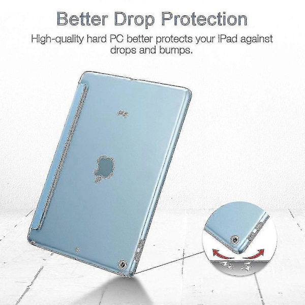 Slimmat Lättviktsfodral för 2018/2017 iPad 9.7 5:e / 6:e Generationen Svart