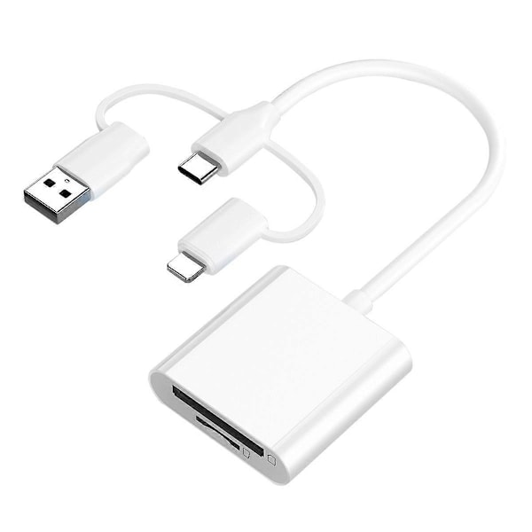 Läsare för USB2.0 USB-C-kontakt Minneskortläsare