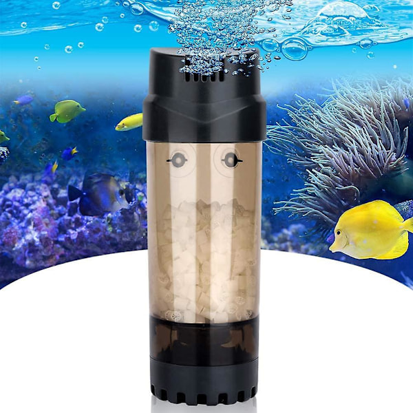 Medium nedsenkbar svampfilter med luftstein, oppløst oksygen, ultra-stille, 22*7.1cm