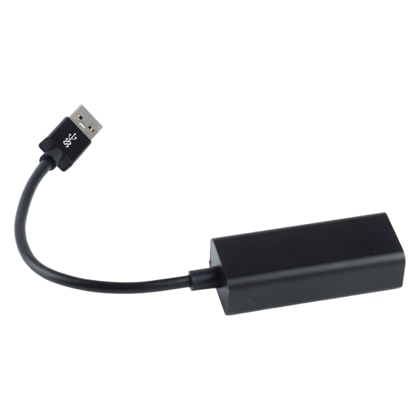 USB C - Ethernet -sovitin kevyellä USB Type C - RJ45 Gigabit -kaapelimuuntimella tabletille mustalle