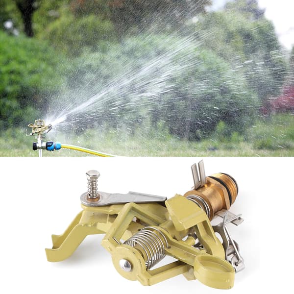 Utvendig gjenge G1/2 sinklegering sprinkler roterende sprøytedyse for hageplen vanning