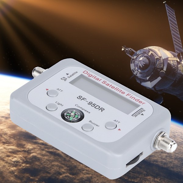 SF-95DR Digital Satellitt Signal Meter Finder Instrument Utstyr Støtte for DirecTV