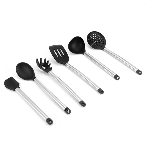 6 stk. silikonespatelsæt, non-stick bage- og madlavningsredskaber, køkkenudstyr