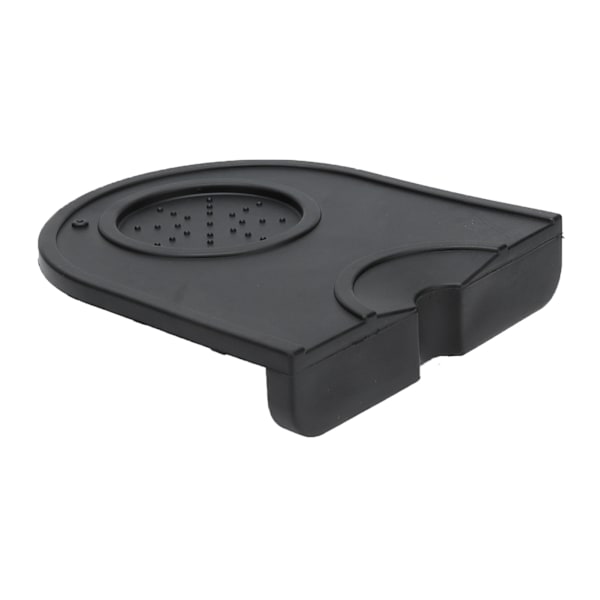 Kaffe Tamper Pad Silikone Anti Slip Tamper Måtte Blød Harmløs Hjørne Tampe Måtte til HusholdningSort