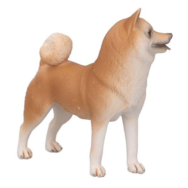 Eluntuntuinen koiranäyttelymalli, erittäin simuloitu eläinhahmo lelu keräilyyn ja koristeluun Shiba Inu