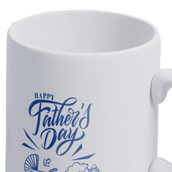 Keramisk krus Happy Fatherwis Day tema Keramikk Kaffe kopp for hjemmekontor Reise CCP351
