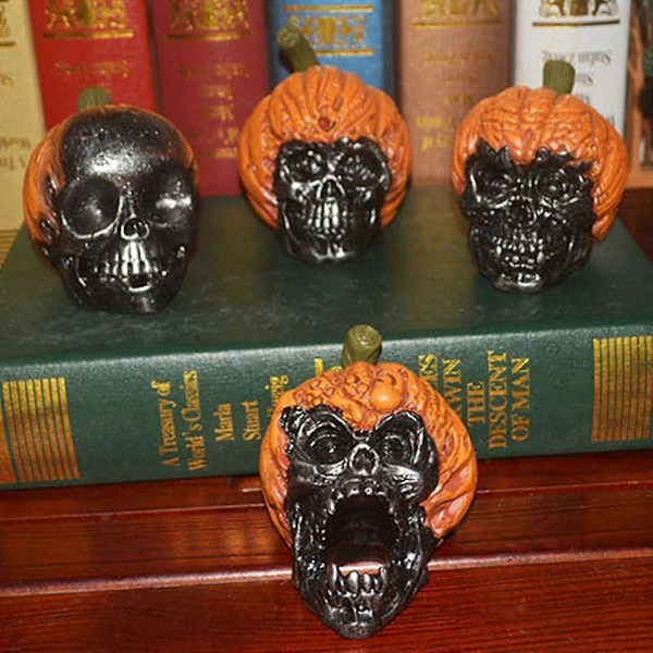 Halloween Kurpitsa Kallo Pääpuutarhaan Halloween Koristeet Ulkokäyttöön Vintage Halloween Koristeet Kauhistuttavat Figuurit A