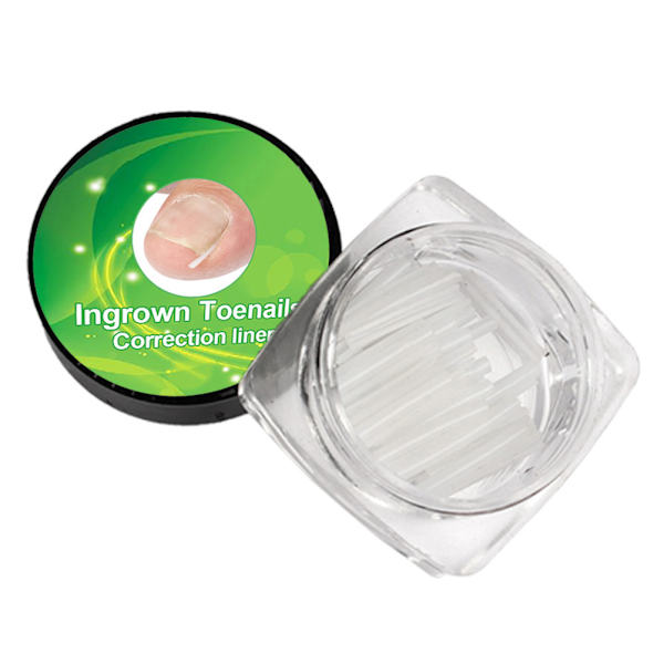 10 st C-formade inåtväxta tånagelkorrigeringsplattor Paronychia Corrector Pad Sticker