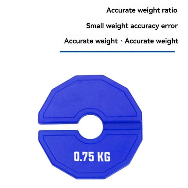 0,75 kg Gym Mikro-Typ Viktskivor Hantel Fraktionell